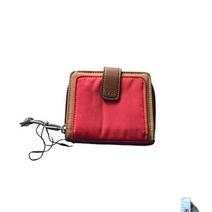 VERA BRADLEY RFID Pocket Wallet - Hot Lava with Tody Birds lining